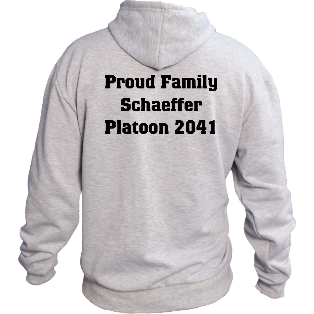 Hoodie: 2nd Battalion Proud Family (Custom Back Text)