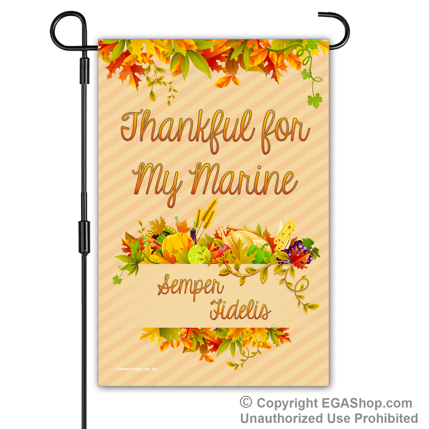 Garden Flag: Thankful for my Marine