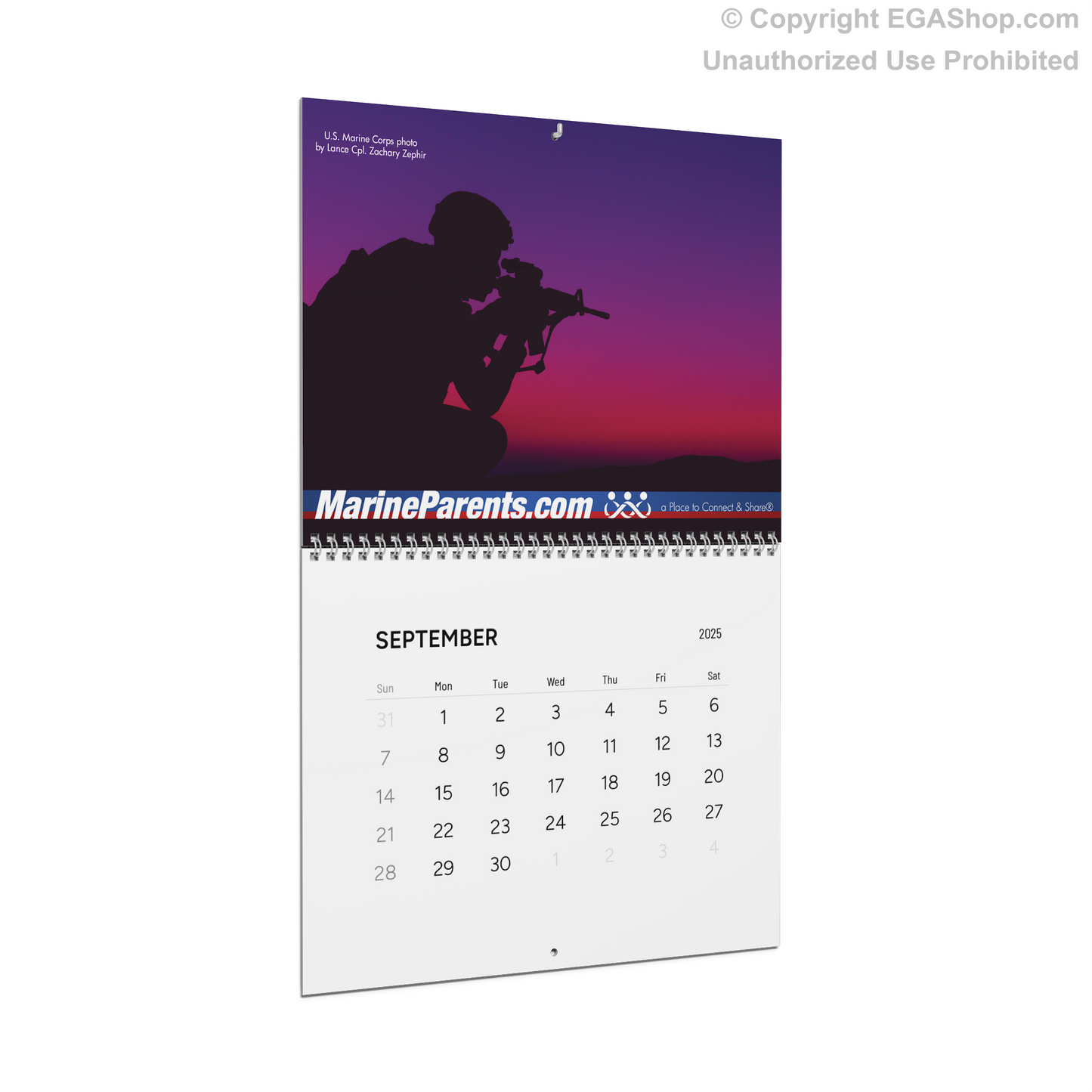 Calendar: 2025 Marine Corps Photography