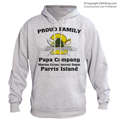 Hoodie: 2nd Battalion Proud Family (Custom Back Text)
