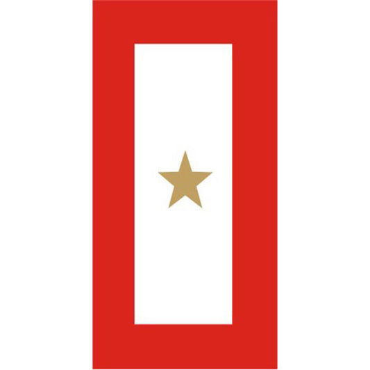 Sticker, Service Flag, Gold Star