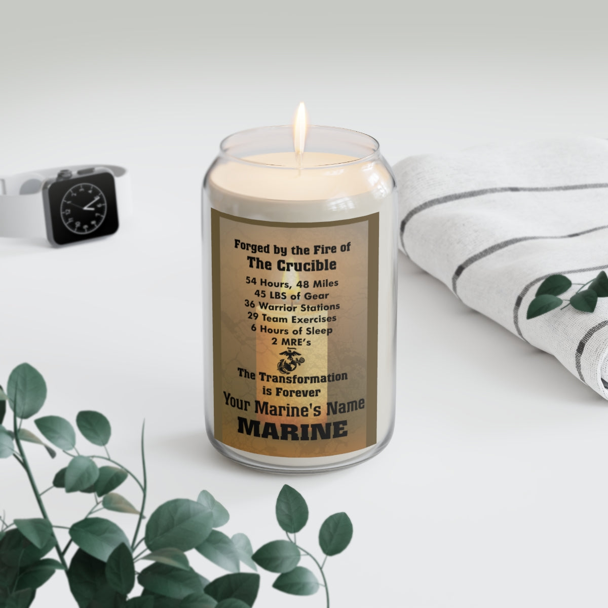 PERSONALIZED Crucible Candle (Choice of Scents)