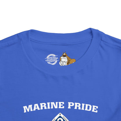 3rd Btn Parris Island CREST Choose Company & Personalized Back (TODDLER T-Shirt)