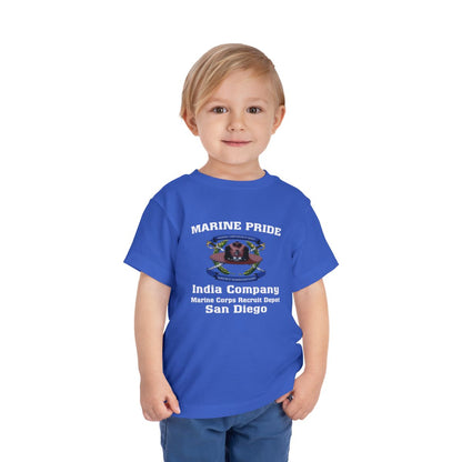 3rd Btn San Diego CREST Choose Company & Personalized Back (TODDLER T-Shirt)