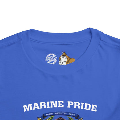 3rd Btn San Diego CREST Choose Company & Personalized Back (TODDLER T-Shirt)