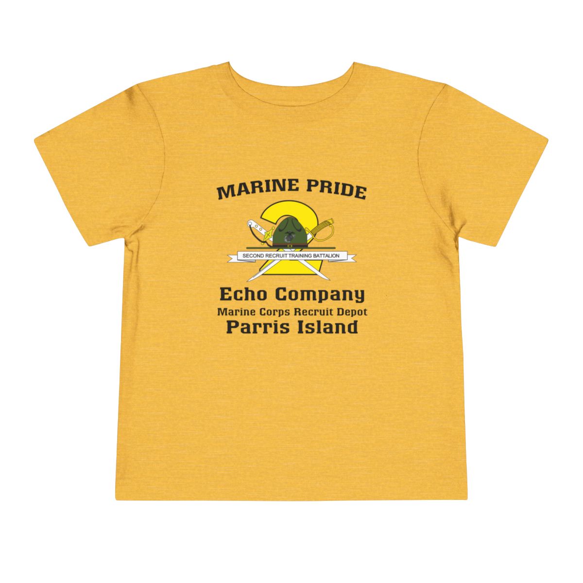 2nd Btn CREST Choose Company & Personalized Back (TODDLER T-Shirt)