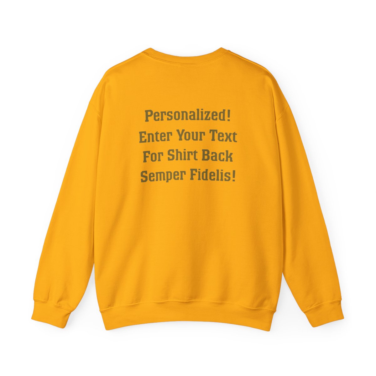 2nd Btn Choose Company & Personalized Back (Sweatshirt)