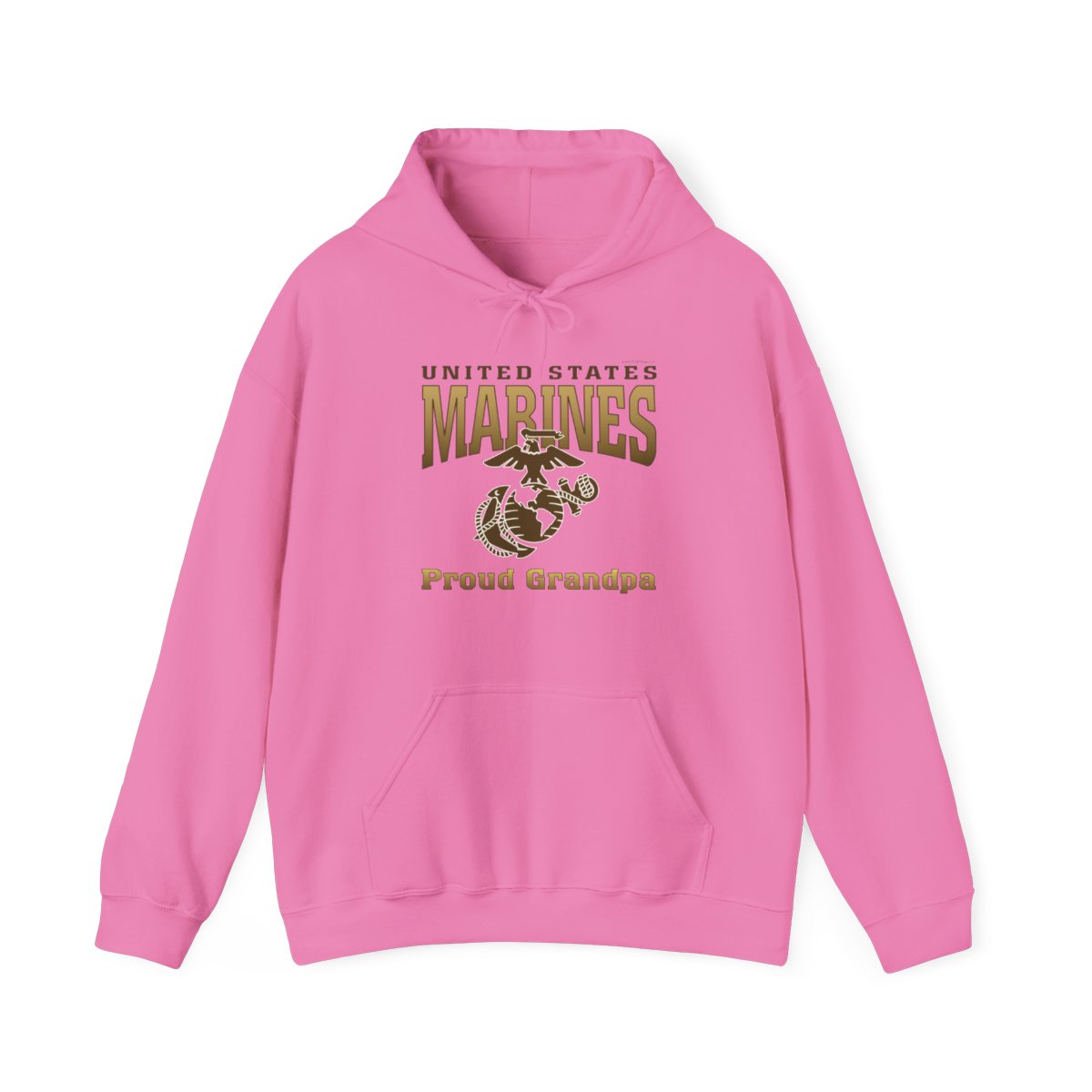 Hoodie ADULT Heavyweight: United States Marines Proud ____ (Choose Affiliation)