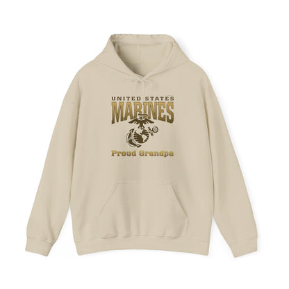 Hoodie ADULT Heavyweight: United States Marines Proud ____ (Choose Affiliation)