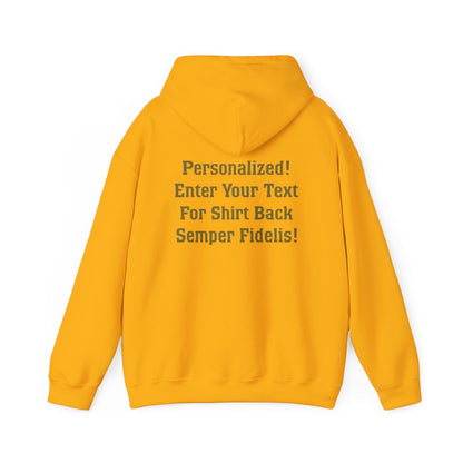 2nd Btn Choose Company & Personalized Back (Hoodie)