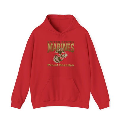 Hoodie ADULT Heavyweight: United States Marines Proud ____ (Choose Affiliation)