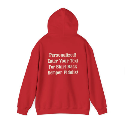 1st Btn Choose Company & Personalized Back (Hoodie)