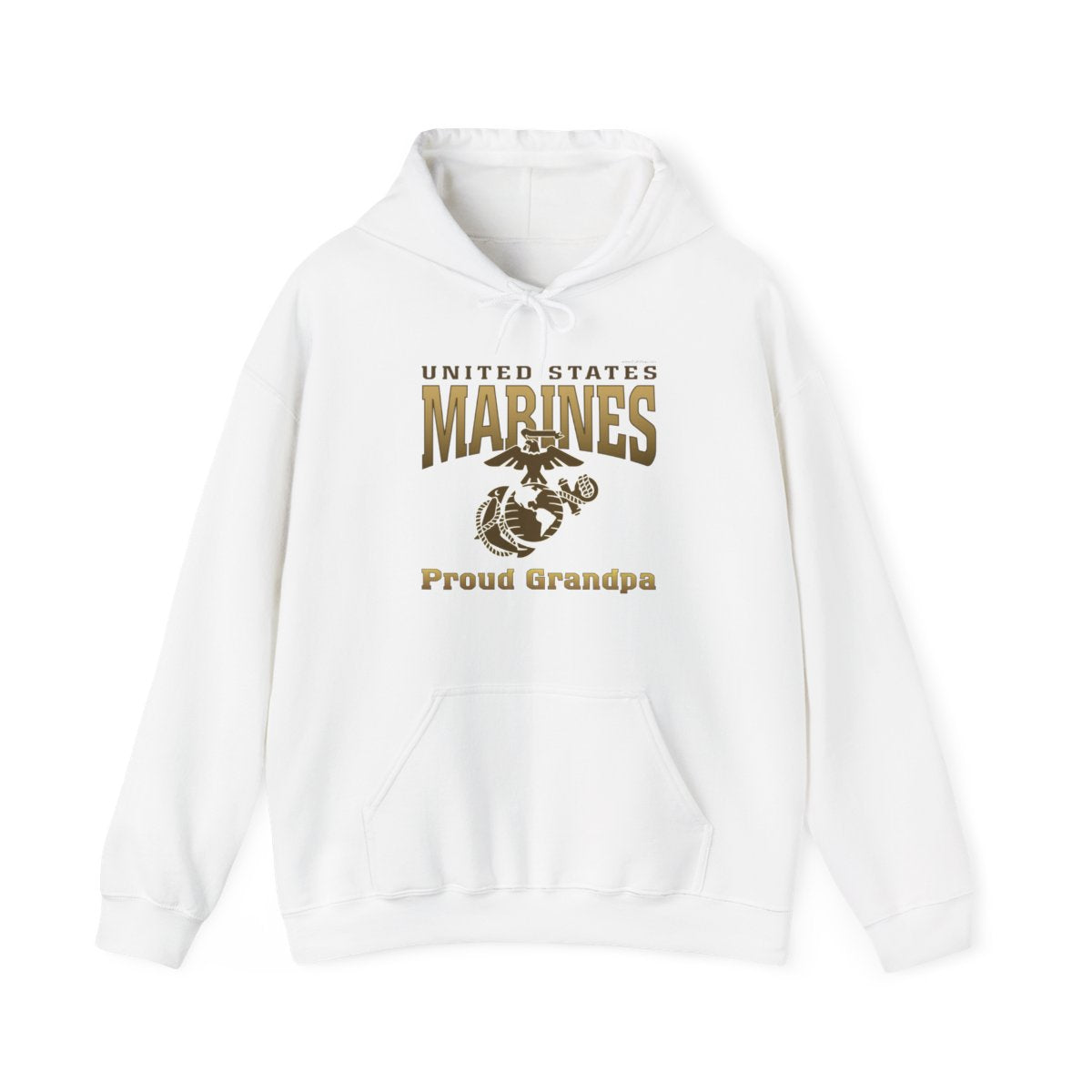 Hoodie ADULT Heavyweight: United States Marines Proud ____ (Choose Affiliation)