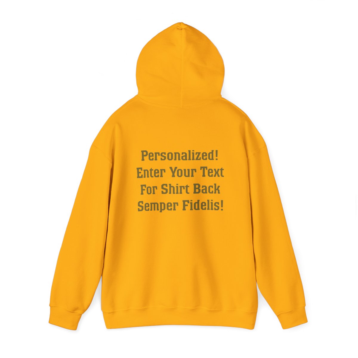 2nd Btn Choose Company & Personalized Back (Hoodie)