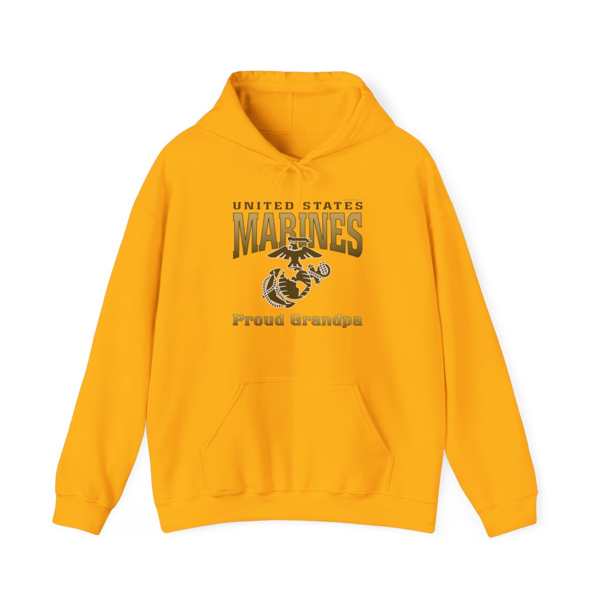 Hoodie ADULT Heavyweight: United States Marines Proud ____ (Choose Affiliation)