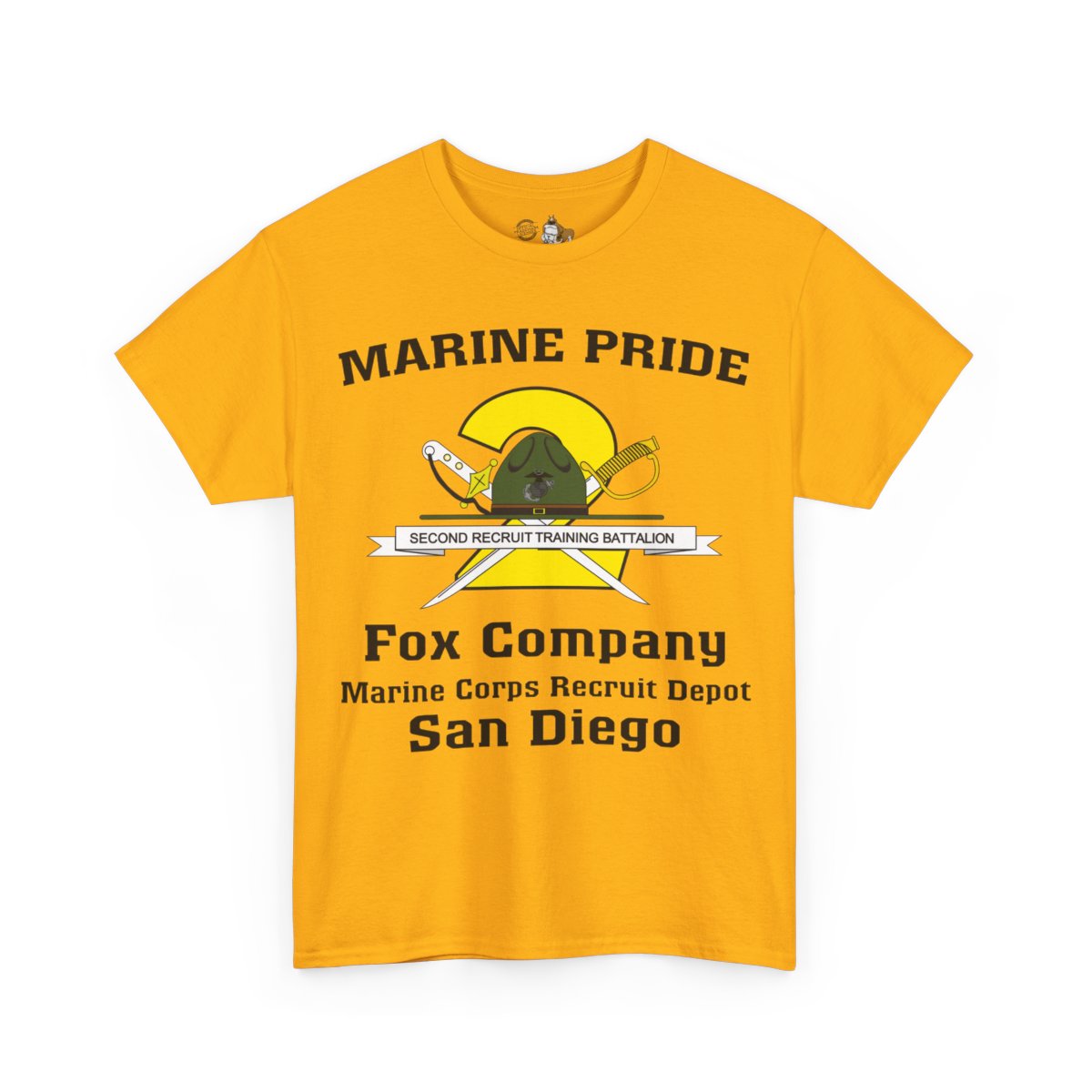 2nd Btn CREST Choose Company & Personalized Back (T-Shirt)