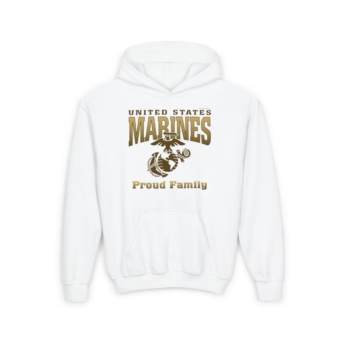 Hoodie YOUTH: United States Marines Proud ____ (Choose Affiliation)