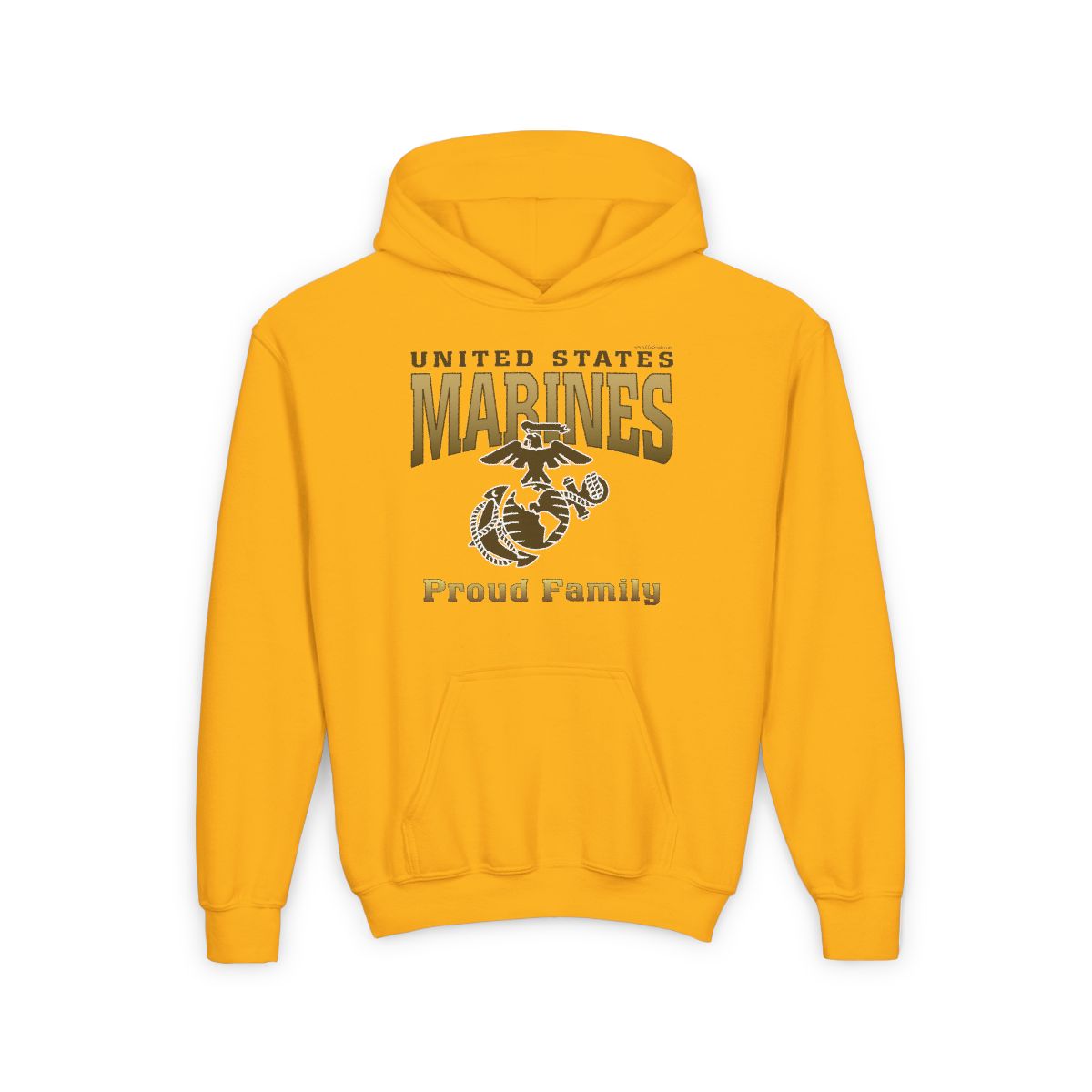 Hoodie YOUTH: United States Marines Proud ____ (Choose Affiliation)